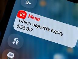 Bild: Ein Bildschirm mit Kalender- und Erinnerungs-Apps für Vignettenablaufzeiten