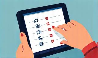 Bild: Eine Person die eine Checkliste auf einem Tablet abhakt, mit Icons für Digital und Papier