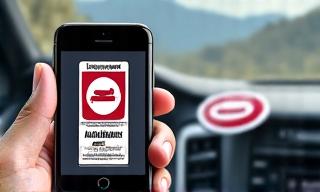 Bild: Eine digitale Vignette auf einem Smartphone und eine physische Vignette auf einer Windschutzscheibe