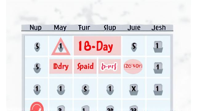 Kalender symbolisiert die 18-Tages-Wartefrist für digitale Vignetten bei Online-Kauf